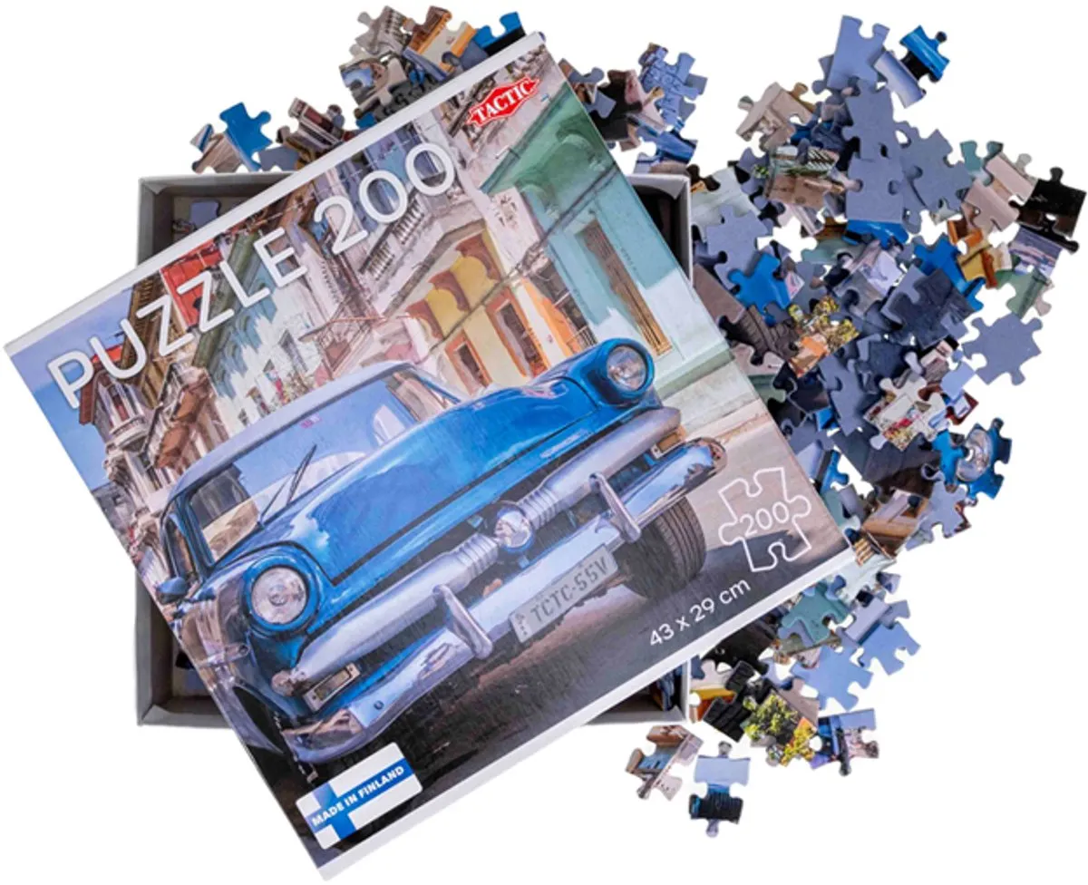 Tactic Vintage Car in Havana Puzzel 200 Stuks