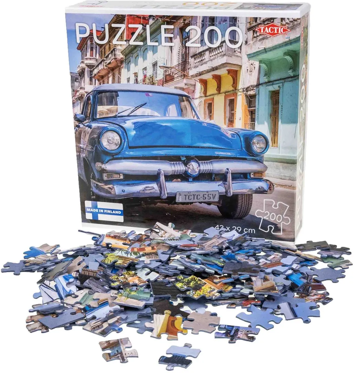 Tactic Vintage Car in Havana Puzzel 200 Stuks