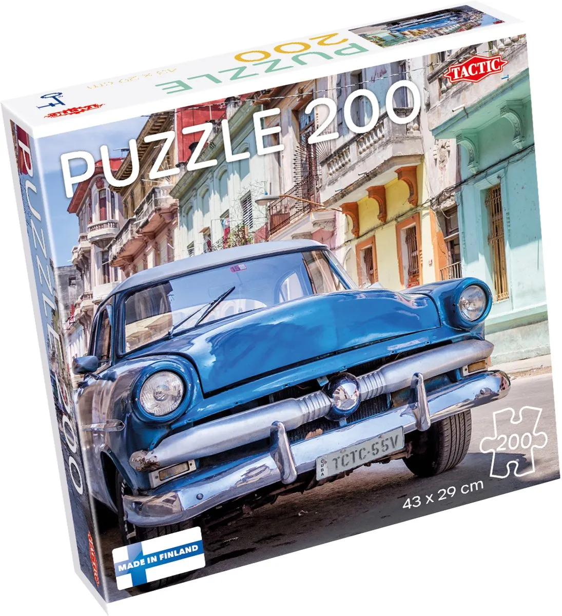 Tactic Vintage Car in Havana Puzzel 200 Stuks