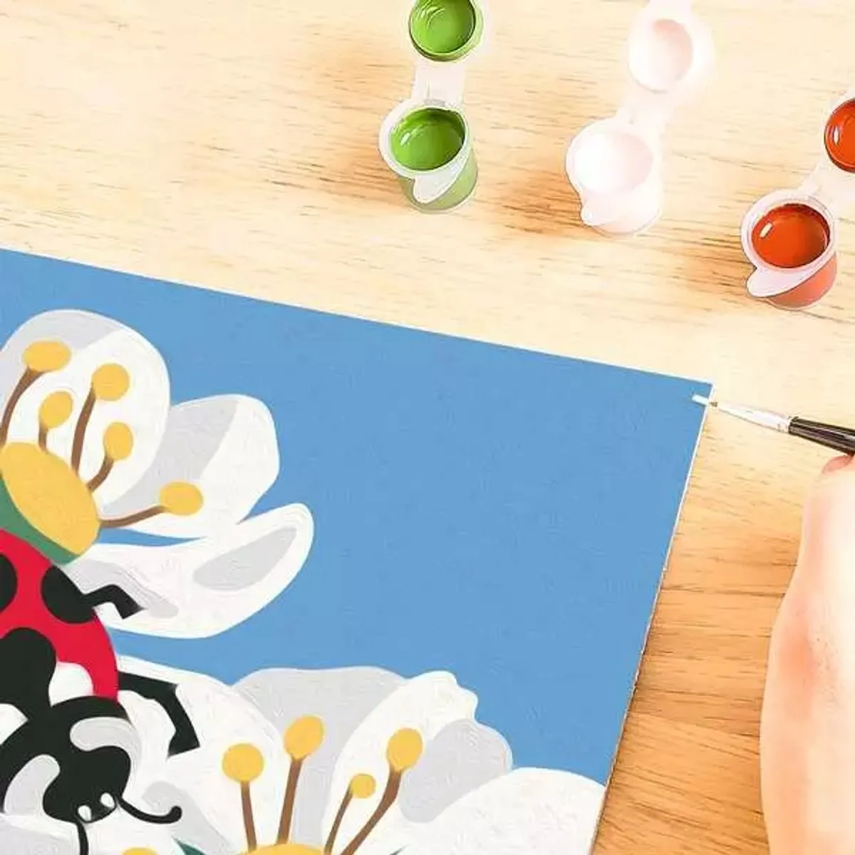 Ravensburger CreArt Lieveheersbeestje Schilderen op Nummer - Multicolour