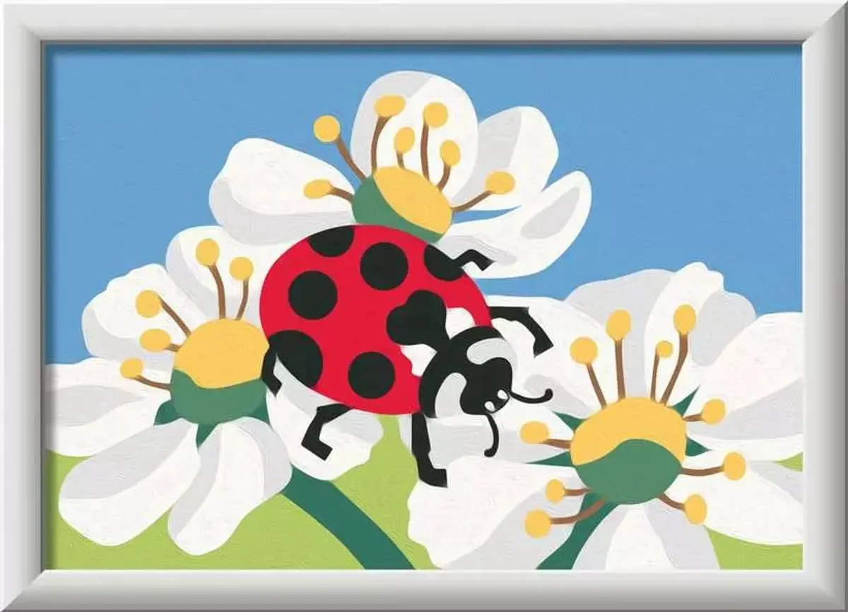 Ravensburger CreArt Lieveheersbeestje Schilderen op Nummer - Multicolour