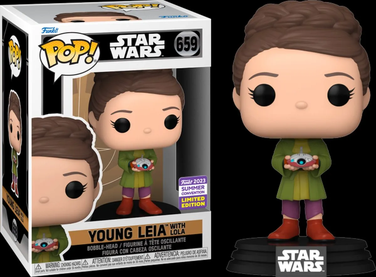 Funko Pop! Star Wars Obi-Wan Kenobi Young Leia met Lola 71741