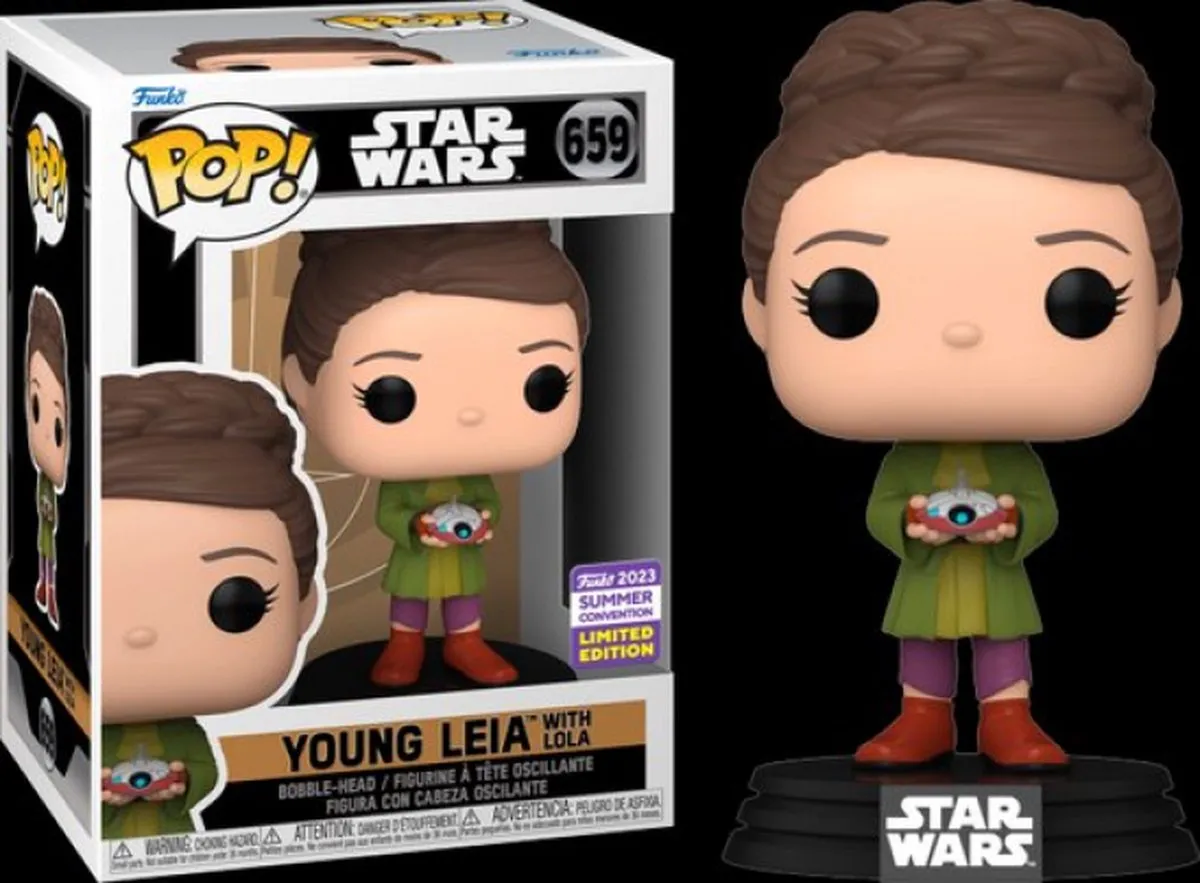 Funko Pop! Star Wars Obi-Wan Kenobi Young Leia met Lola 71741