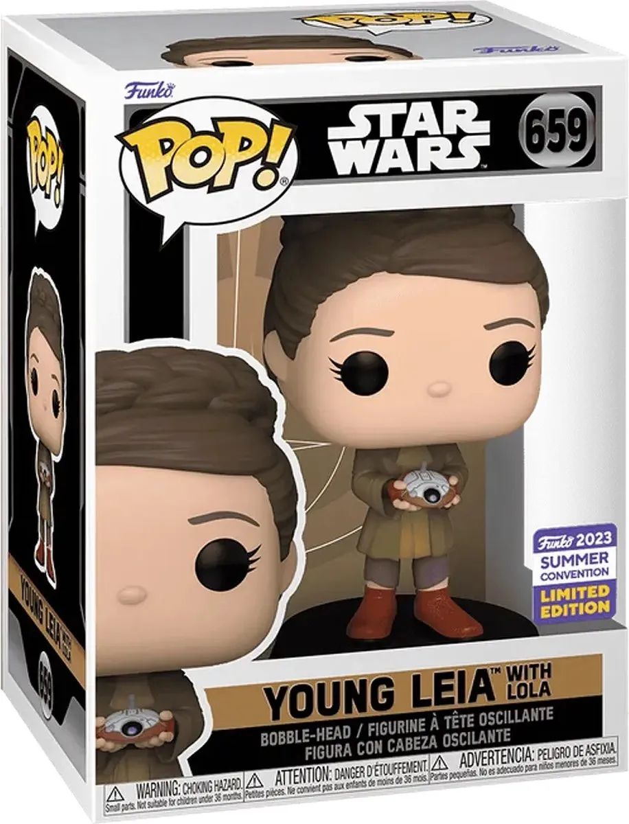 Funko Pop! Star Wars Obi-Wan Kenobi Young Leia met Lola 71741
