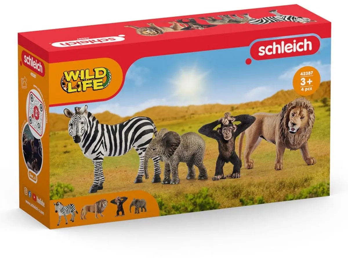 Schleich WILD LIFE Starterset 42387 - Meerkleurig