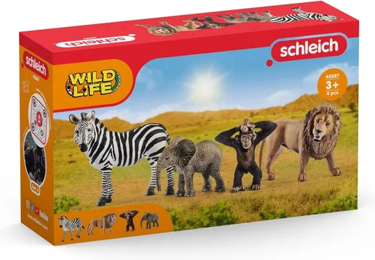 Schleich WILD LIFE Starterset 42387 - Meerkleurig