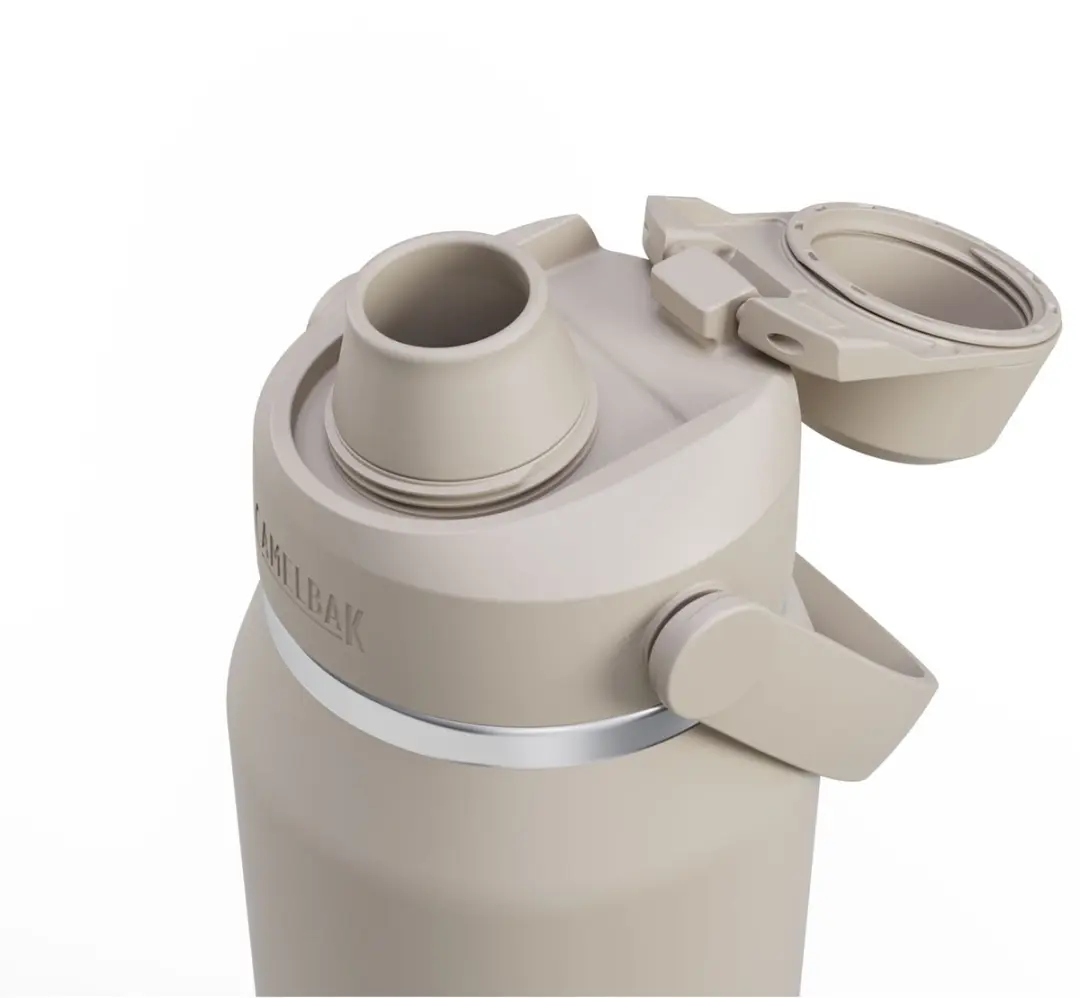 CamelBak Thrive Chug 1L Isolatie Fles - RVS - Beige