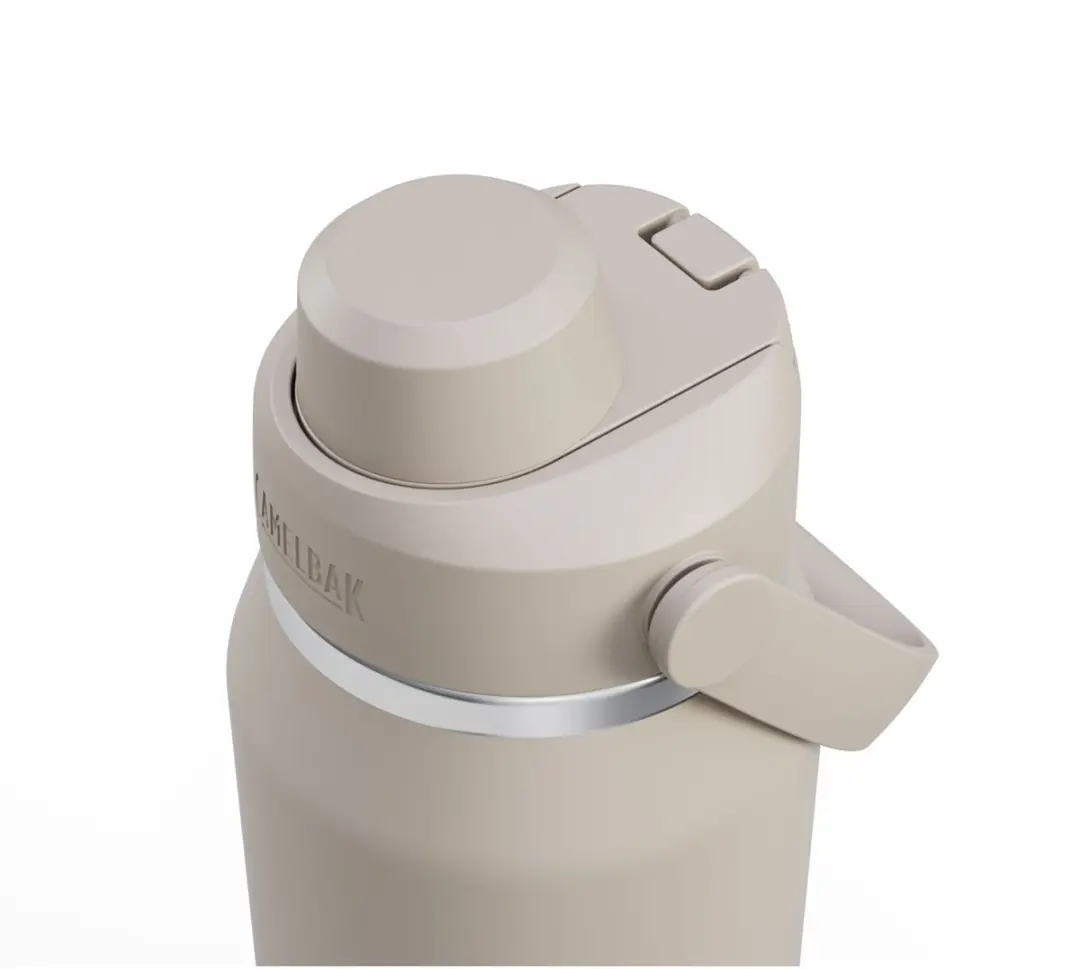 CamelBak Thrive Chug 1L Isolatie Fles - RVS - Beige