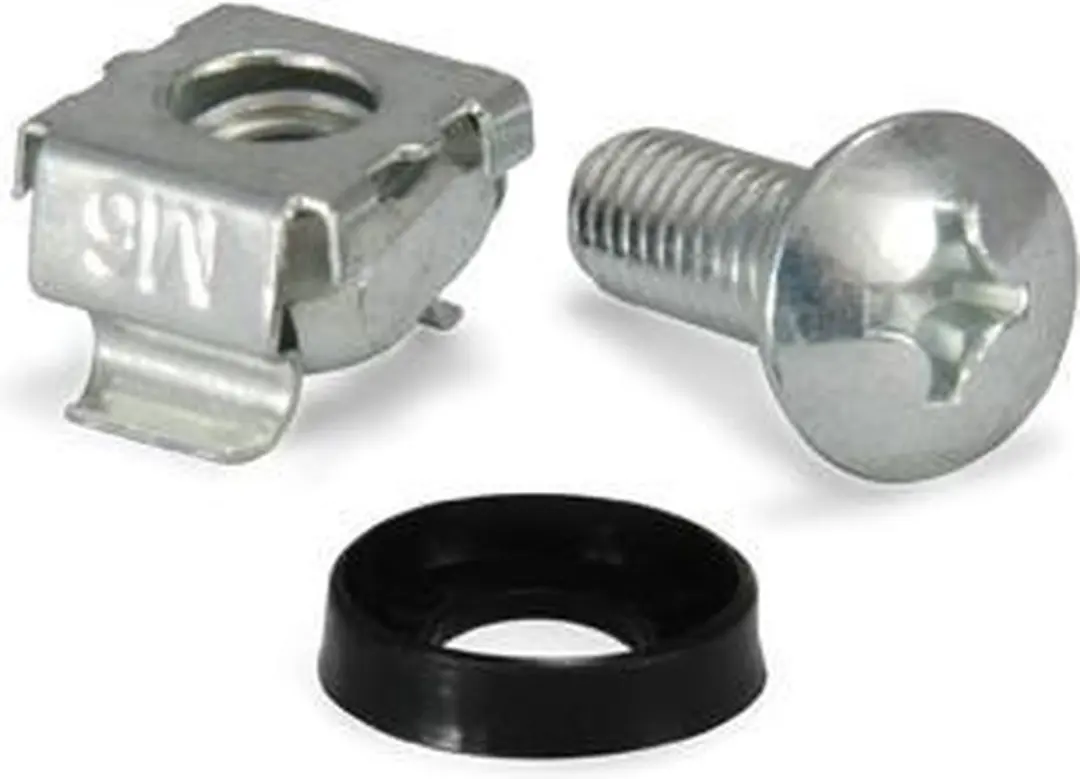 Equip 922493 19 inch mounting set 50pcs screw / nut / washer M6