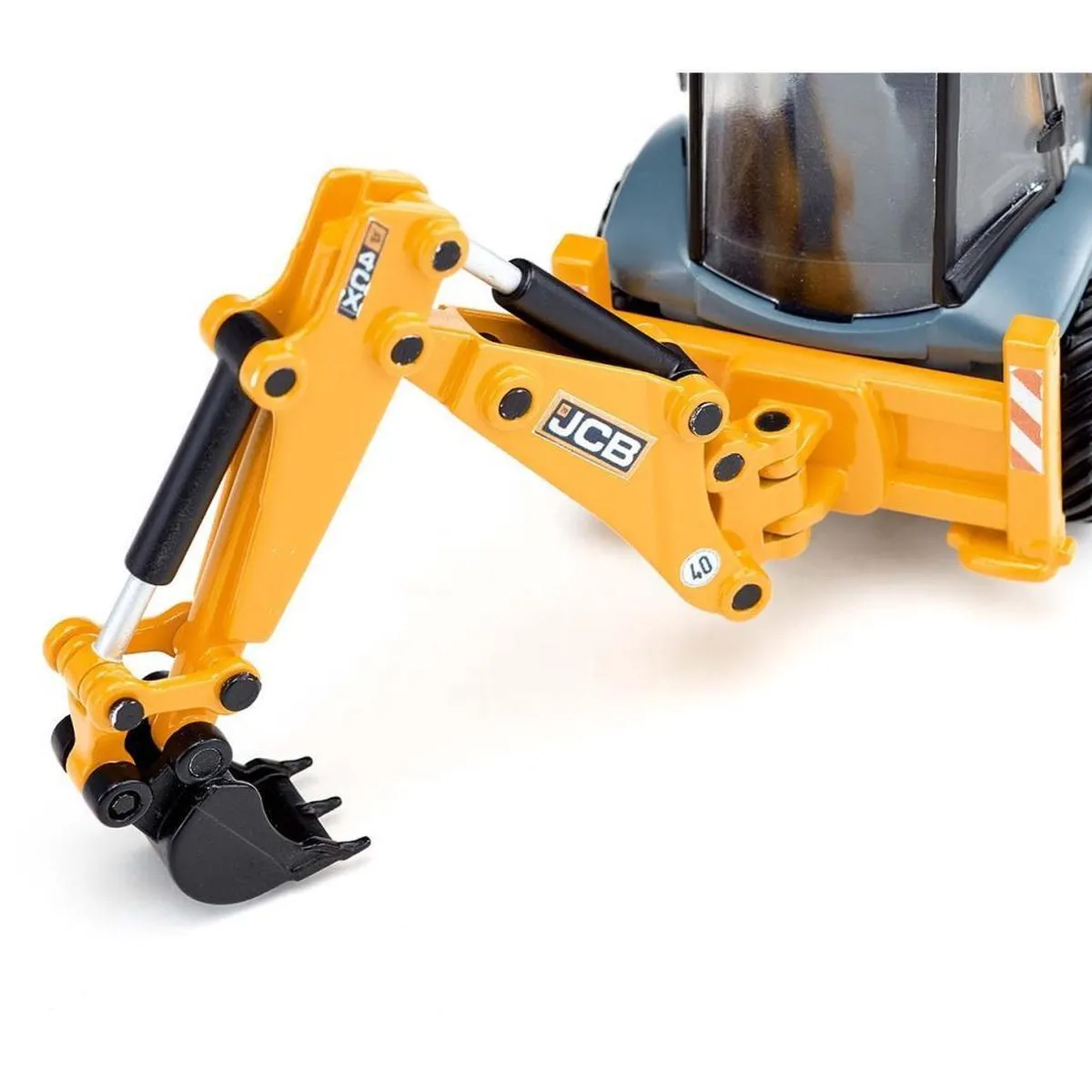 SIKU 3558 JCB 4CX Graaflaadmachine 1:50 - Geel