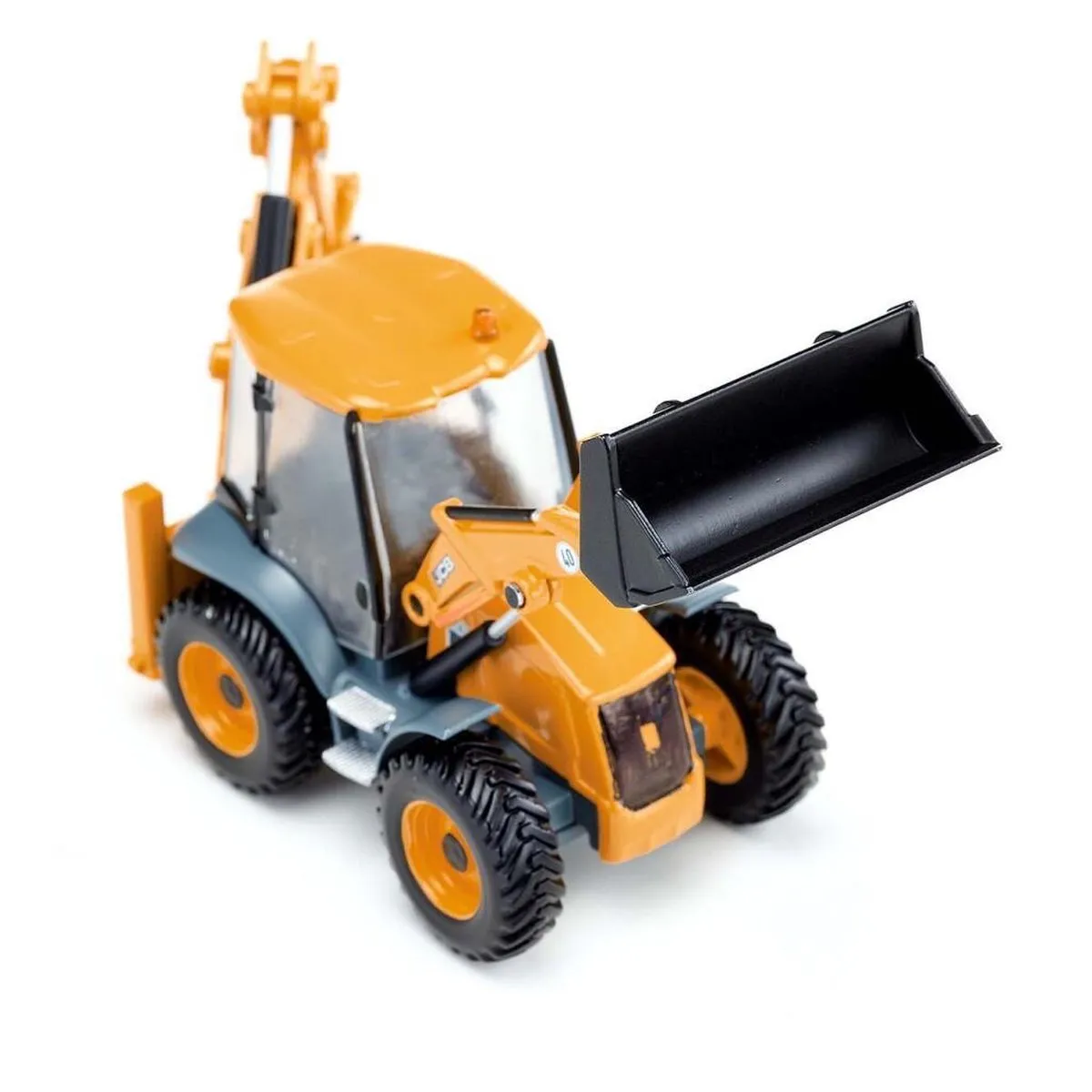 SIKU 3558 JCB 4CX Graaflaadmachine 1:50 - Geel