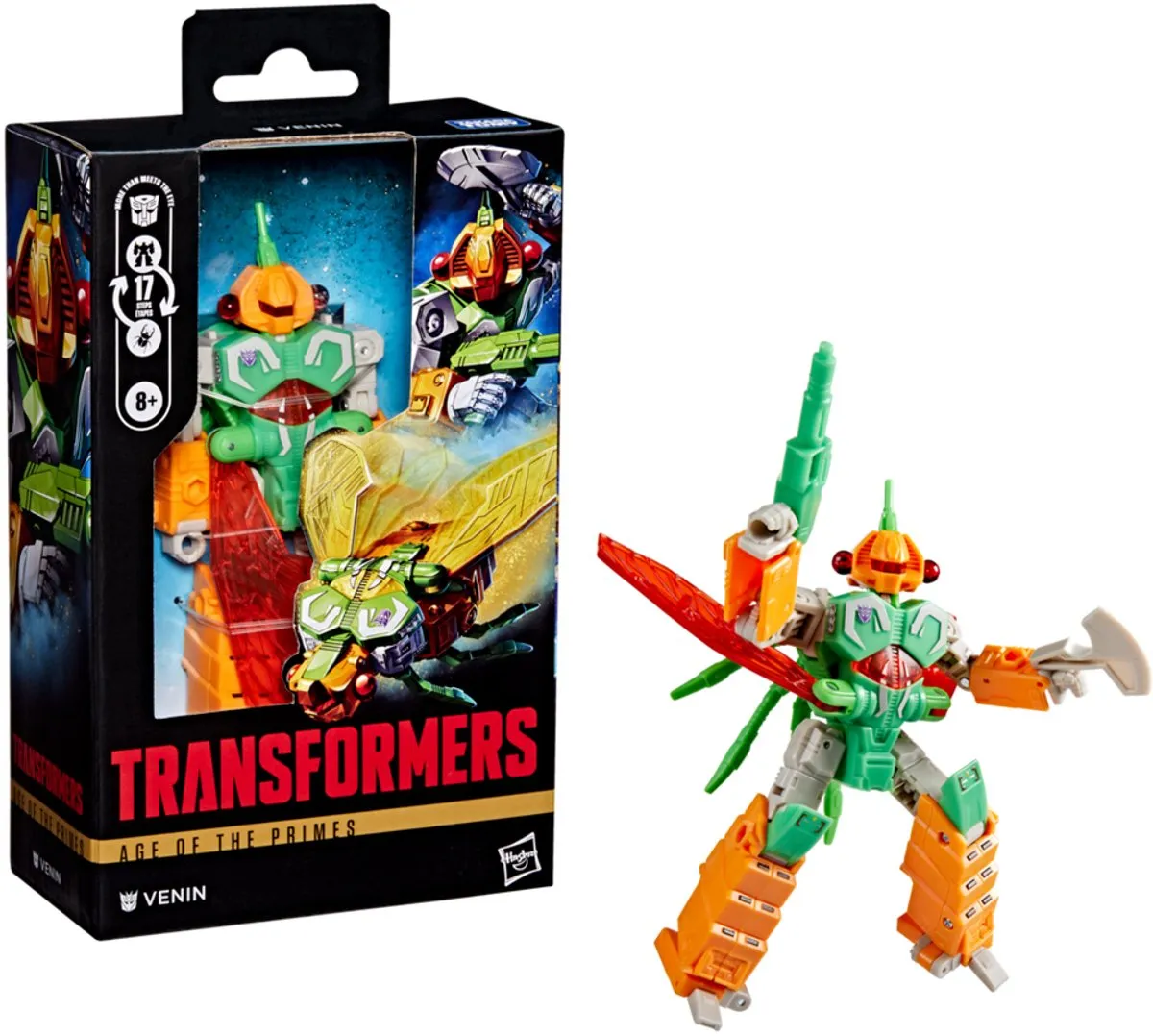 Hasbro Transformers Age of the Primes Venin HASG1030 Action Figuur - 14cm - Multi