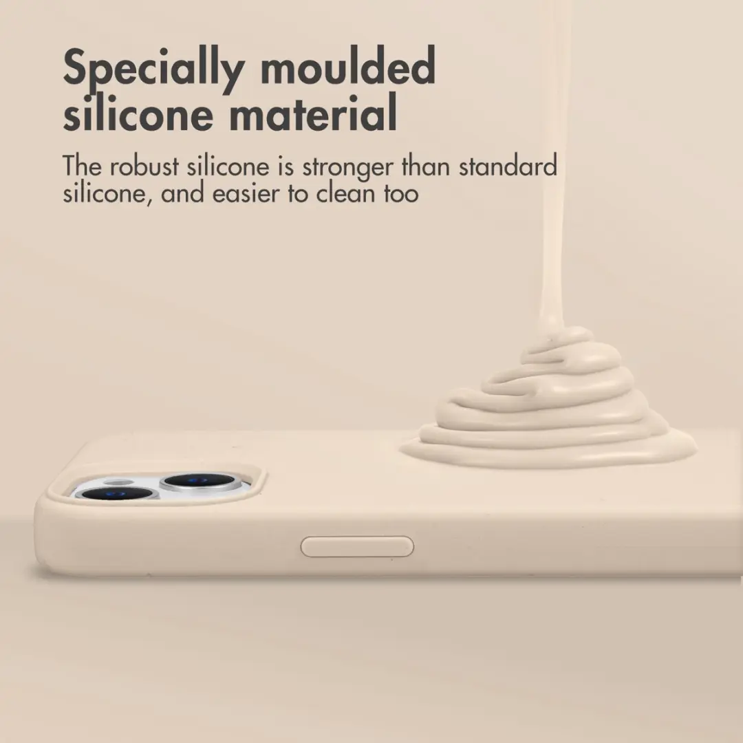 Accezz Hoesje iPhone 15 Pro Stone