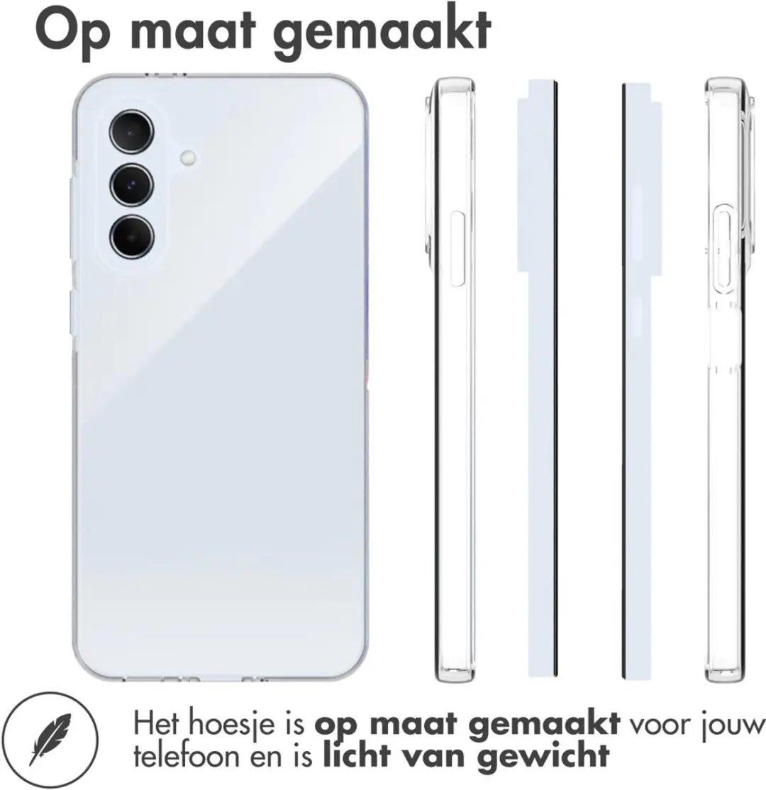 Accezz Hoesje Samsung Galaxy A56 - Transparant - afbeelding 4 van 5