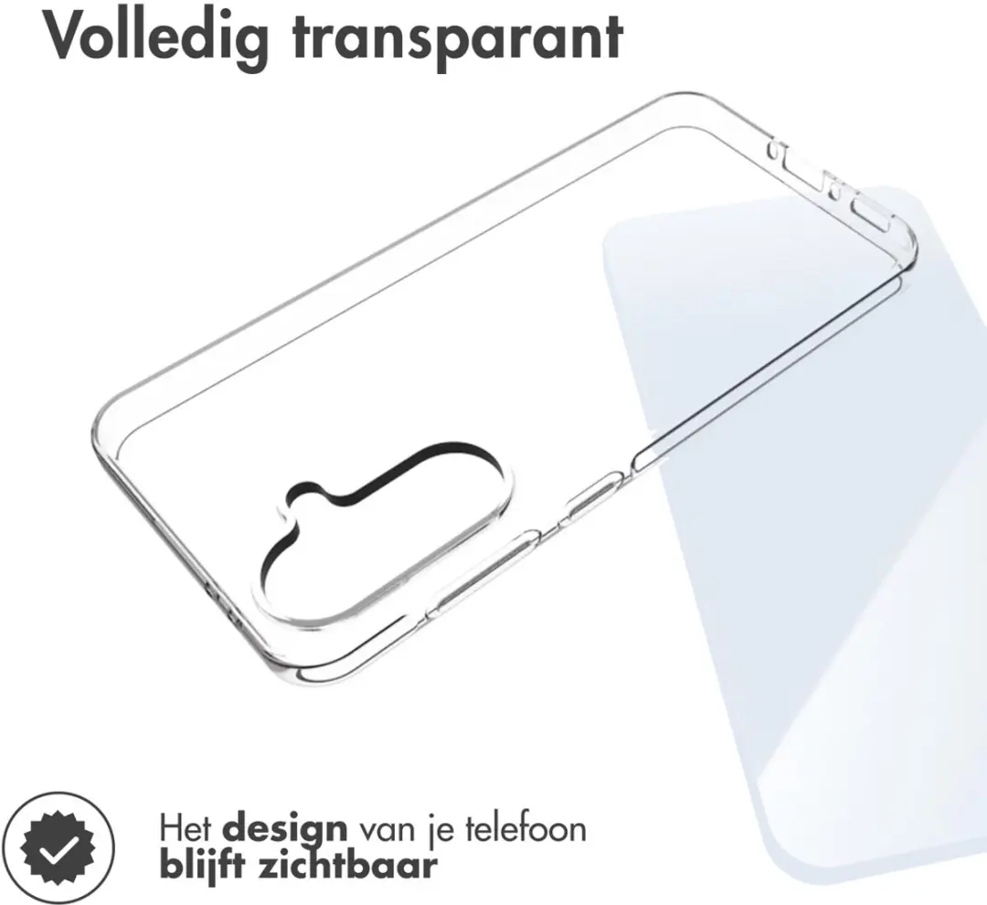 Accezz Hoesje Samsung Galaxy A56 - Transparant - afbeelding 2 van 5