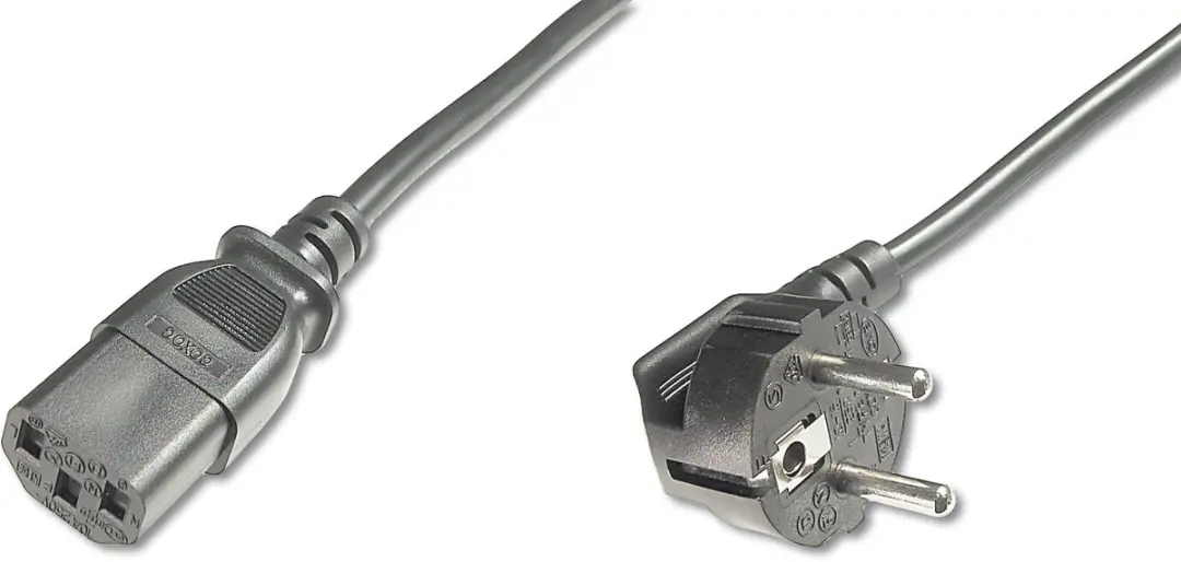 Digitus AK-440100-018-S Schuko naar C13 Netsnoer