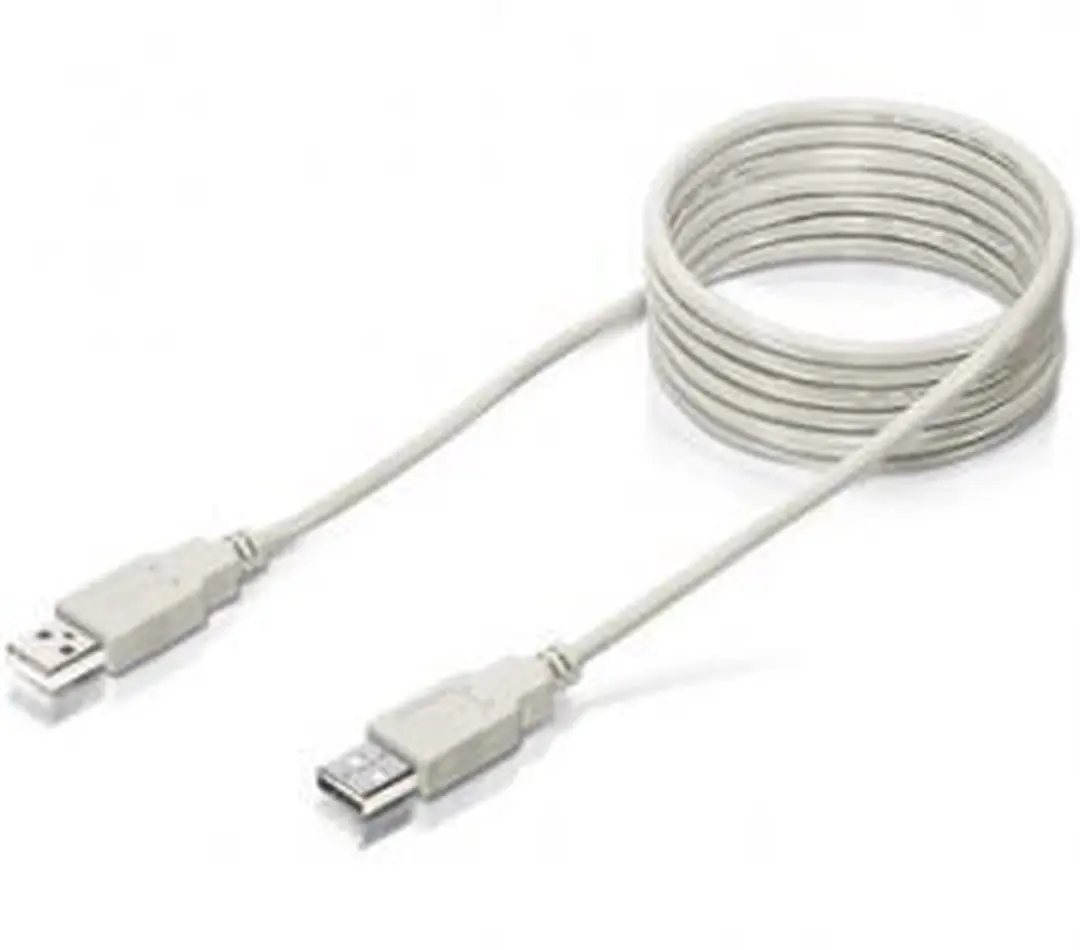 Equip USB A/USB B 2.0 Kabel 5.0m - Zilver/Transparant - afbeelding 5 van 5