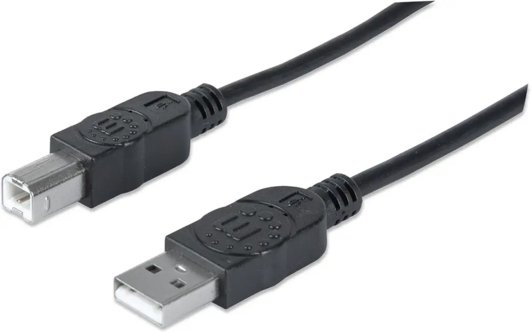 Manhattan USB 2.0 A Male naar B Male Kabel