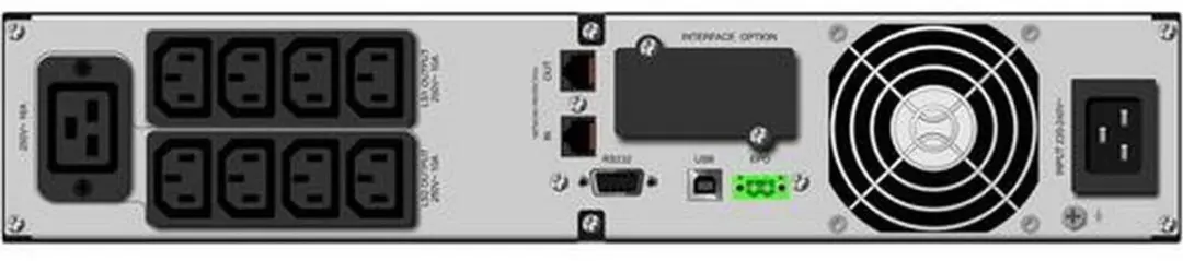 NEXT UPS Mantis II 1000 RT2U 44236 UPS - 900W - Zwart - afbeelding 6 van 6