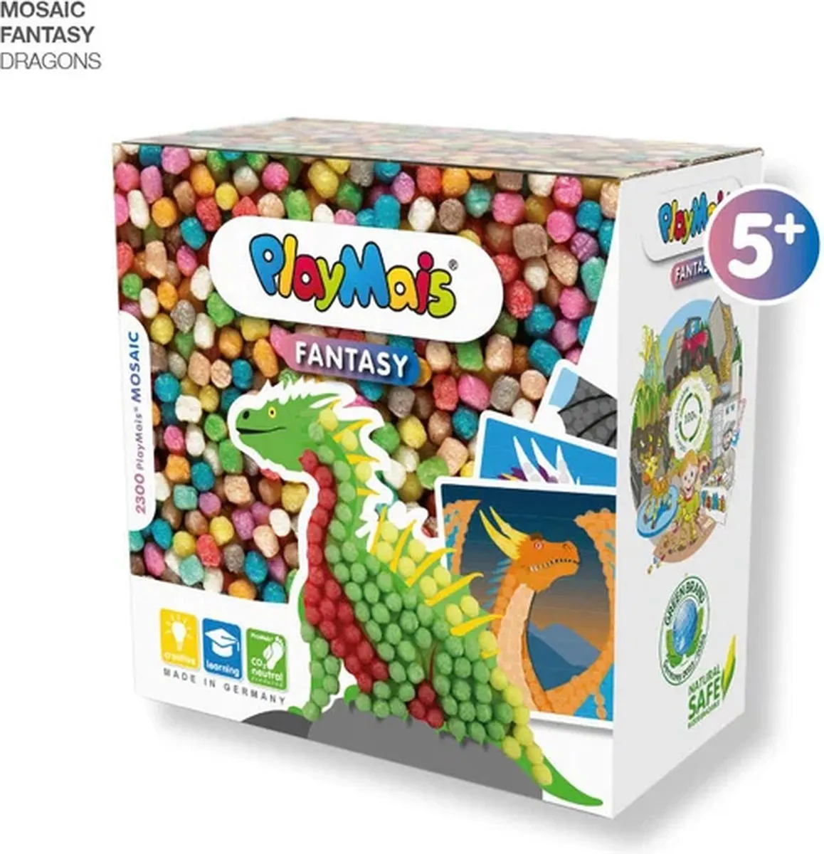 PlayMais Mosaic Fantasy Dragon - 2300 Stukjes