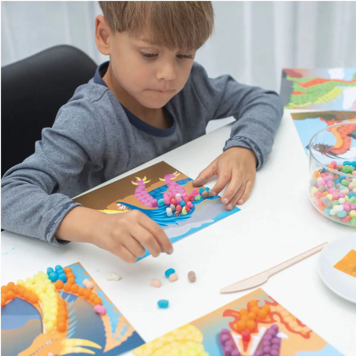 PlayMais Mosaic Fantasy Dragon - 2300 Stukjes
