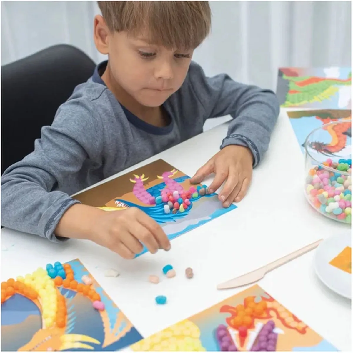 PlayMais Mosaic Fantasy Dragon - 2300 Stukjes