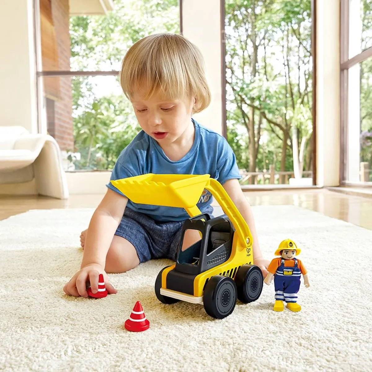 Hape Load 'n' Go Vrachtwagen Geel