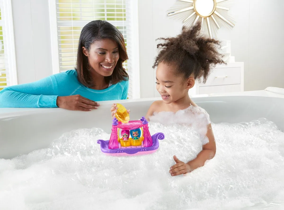 Fisher Price S&S Swing & Splash Genie Boat DTK86 - Multi Color