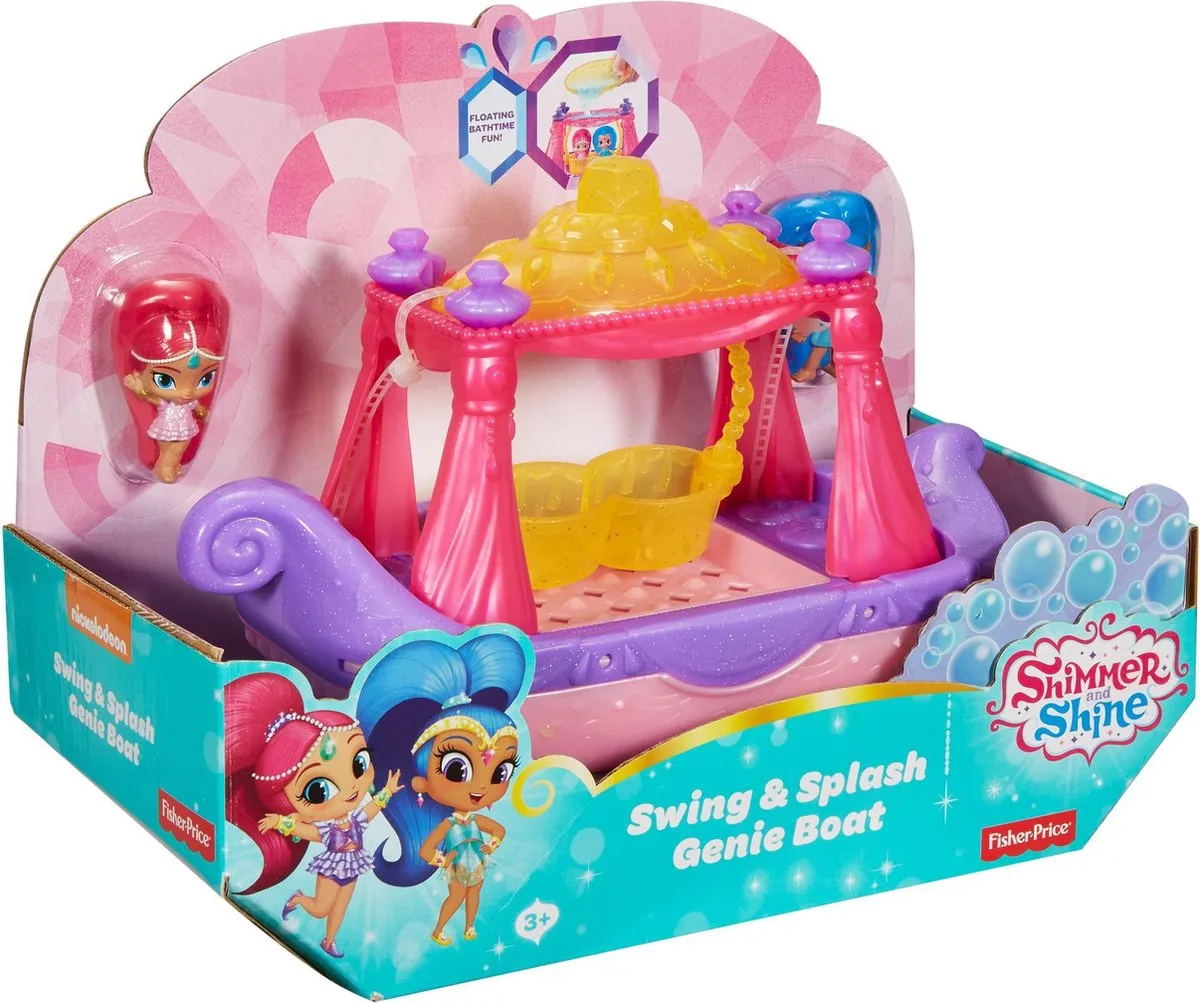 Fisher Price S&S Swing & Splash Genie Boat DTK86 - Multi Color