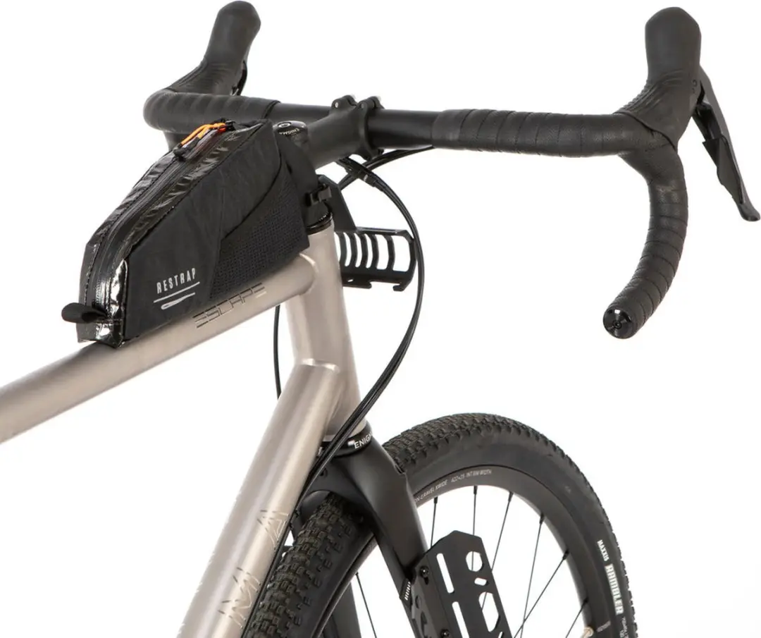 Restrap Race Top Tube Bag Short 1,2L - Zwart