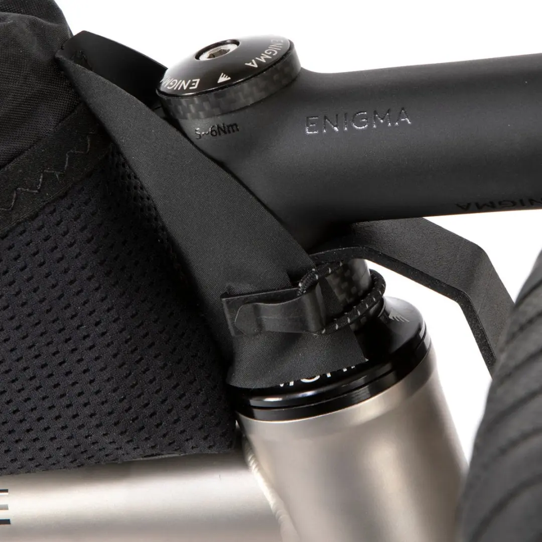 Restrap Race Top Tube Bag Short 1,2L - Zwart