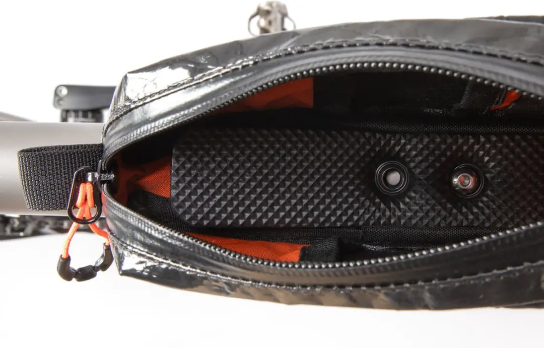 Restrap Race Top Tube Bag Short 1,2L - Zwart