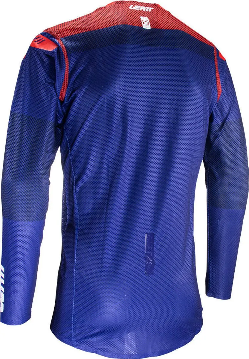 Leatt Moto 5.5 UltraWeld V24 Motocross Jersey - XL - Royal Rood/Donkerblauw