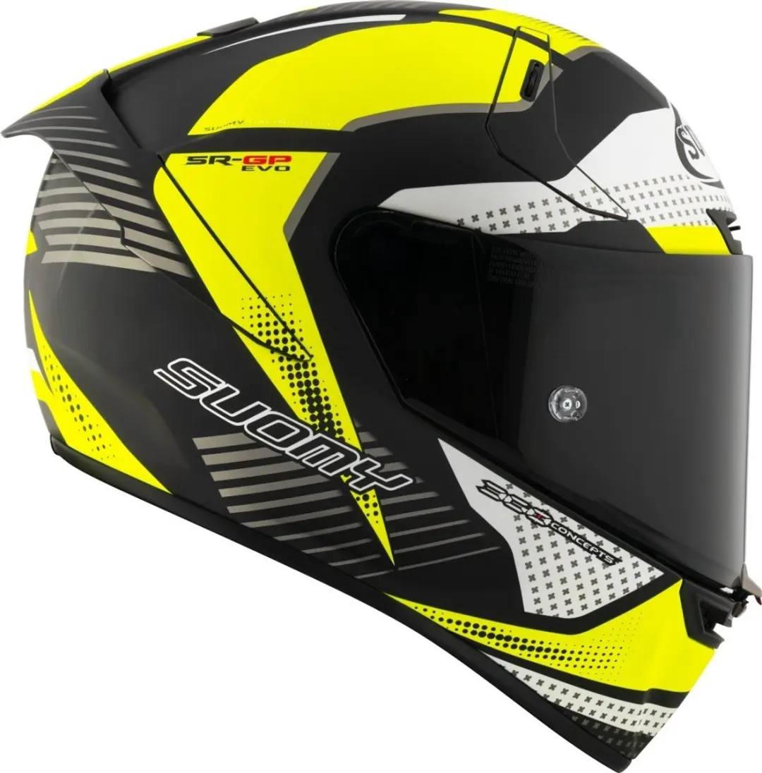 Suomy SR-GP Evo Airspeed Integraalhelm - L - Geel/Wit