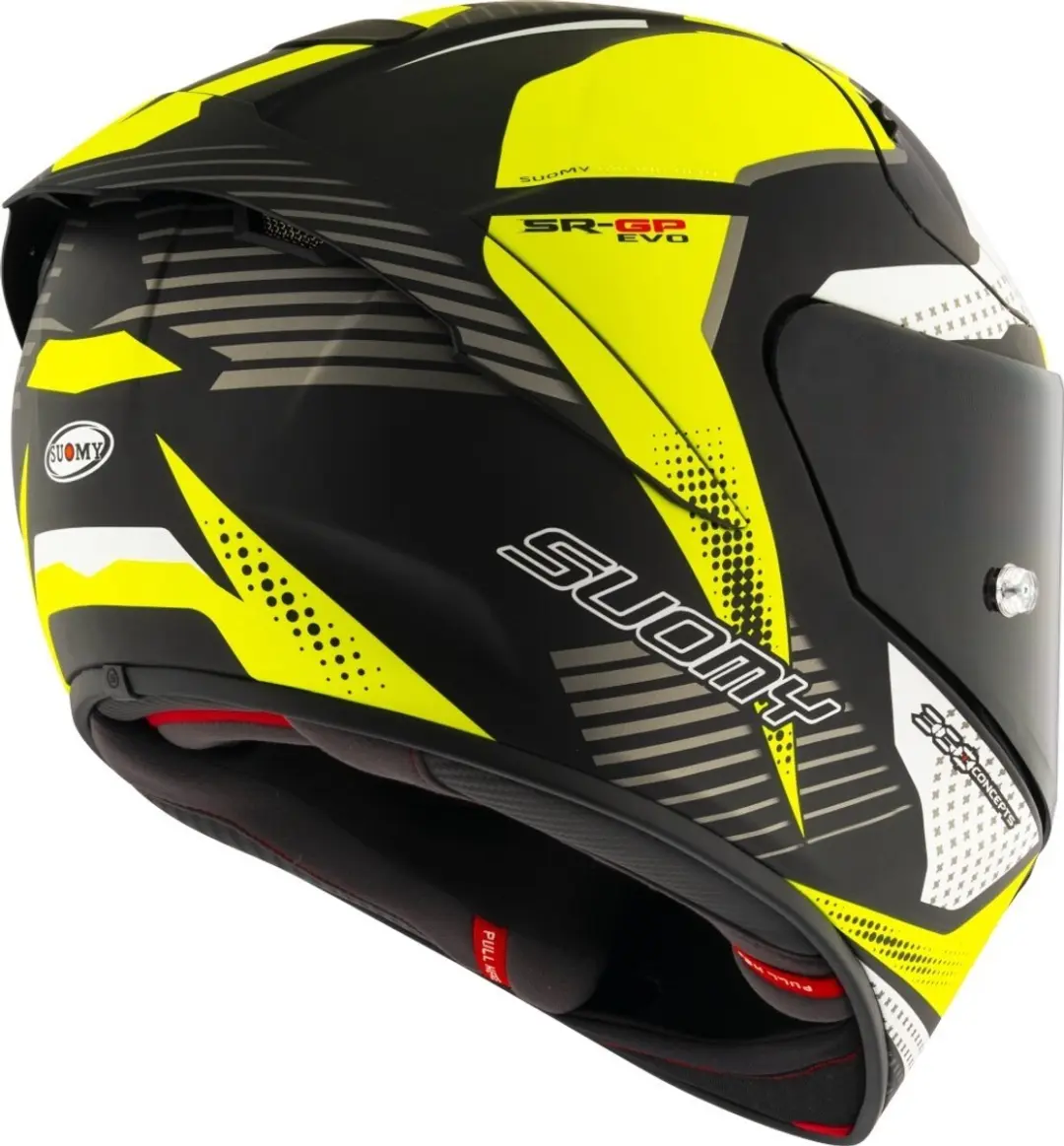 Suomy SR-GP Evo Airspeed Integraalhelm - L - Geel/Wit
