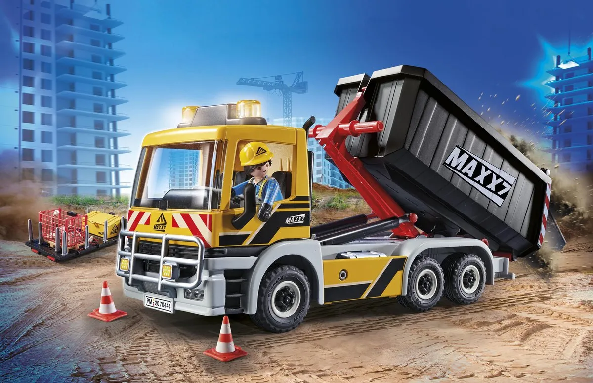 Playmobil City Action Vrachtwagen met wissellaadbak 70444 - Multicolor