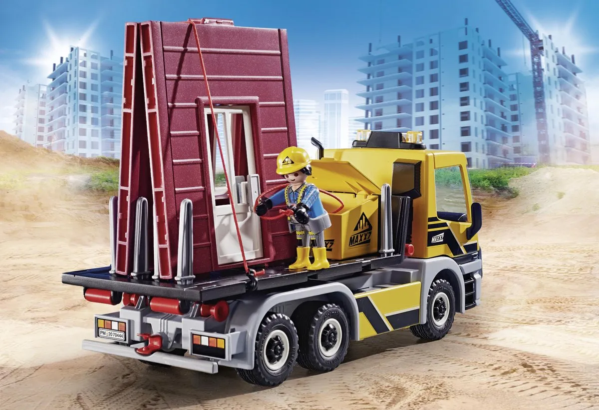 Playmobil City Action Vrachtwagen met wissellaadbak 70444 - Multicolor