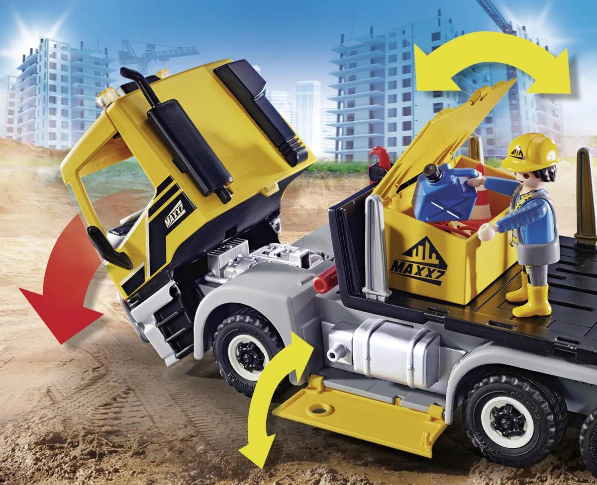 Playmobil City Action Vrachtwagen met wissellaadbak 70444 - Multicolor