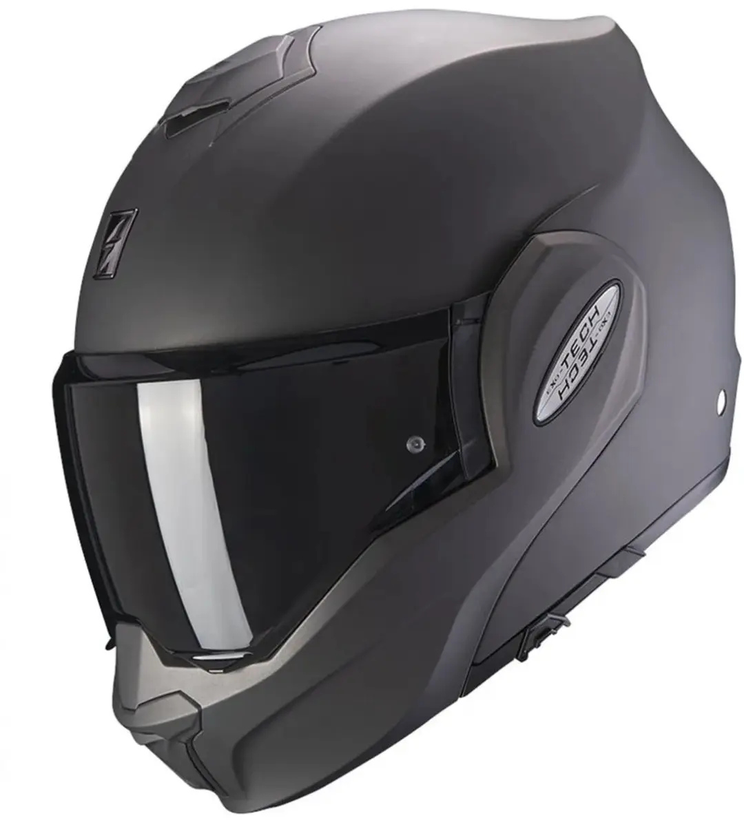 Scorpion Exo-Tech Evo Solid Mat Helm - XXL - Anthraciet