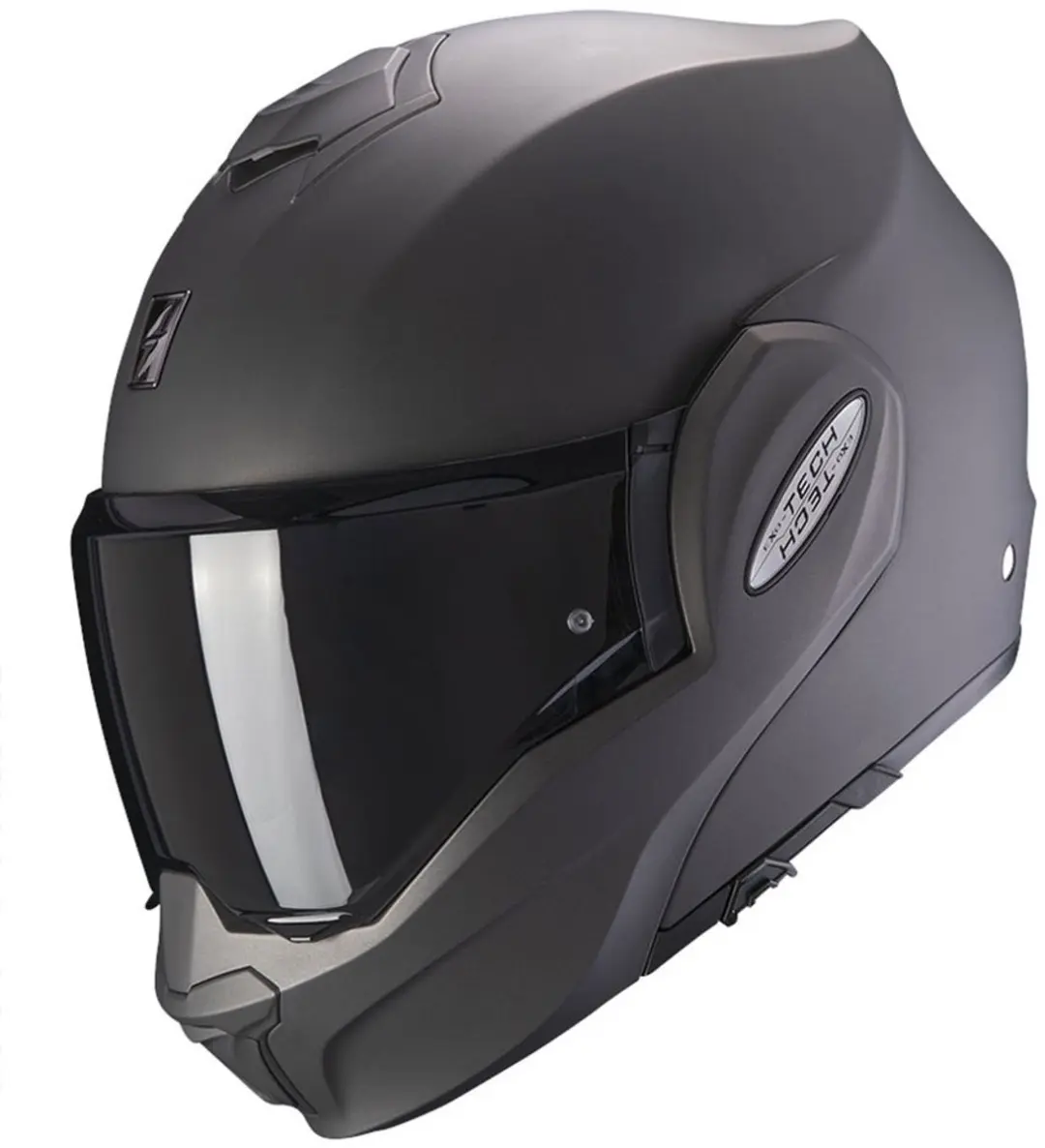 Scorpion Exo-Tech Evo Solid Mat Helm - XXL - Anthraciet