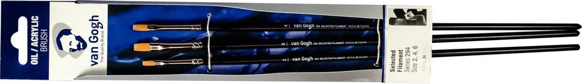Bruynzeel Van Gogh Artiestenpenseel - 3 Stuks