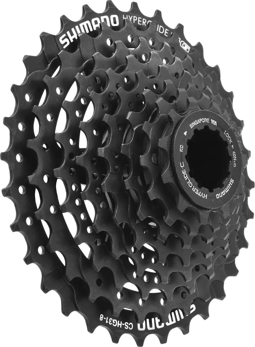 Shimano HG31 8-Speed Cassette 11-30T - Zwart