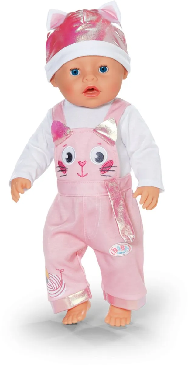 Baby Born Onesie met muts 43cm - Meerkleurig