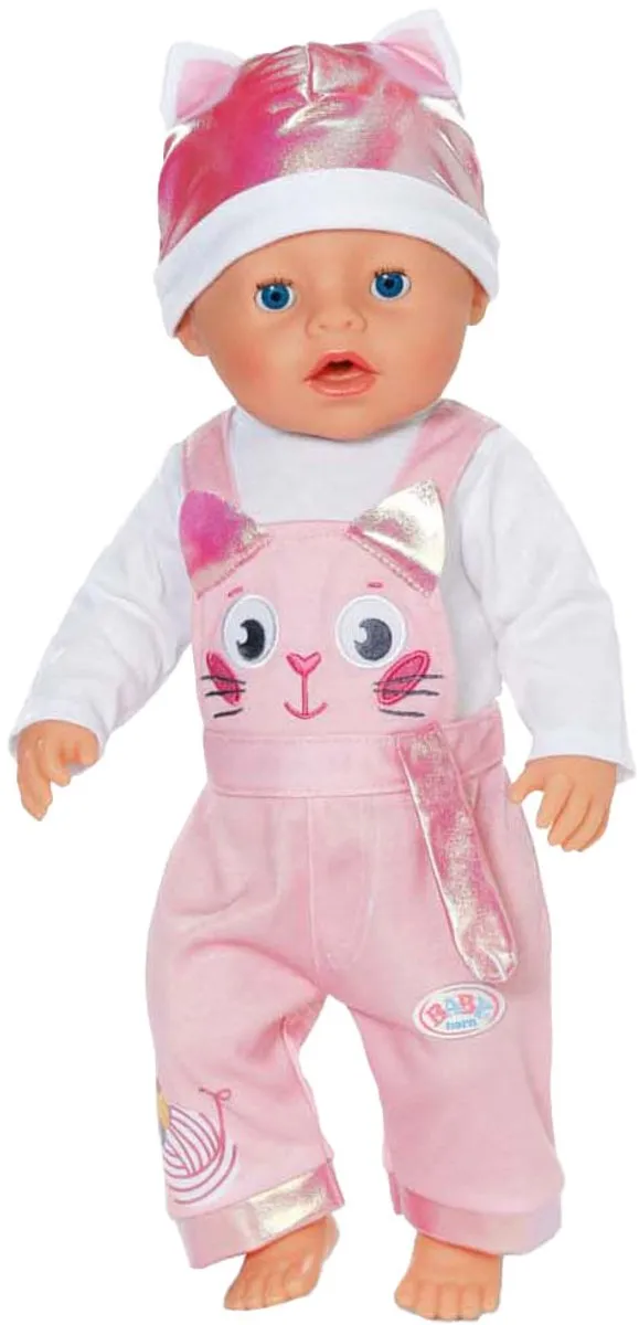 Baby Born Onesie met muts 43cm - Meerkleurig