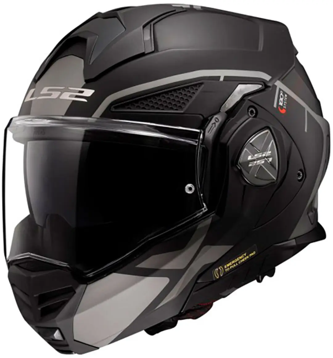 LS2 FF901 Advant X Solid Mat Helm - XS Grijs
