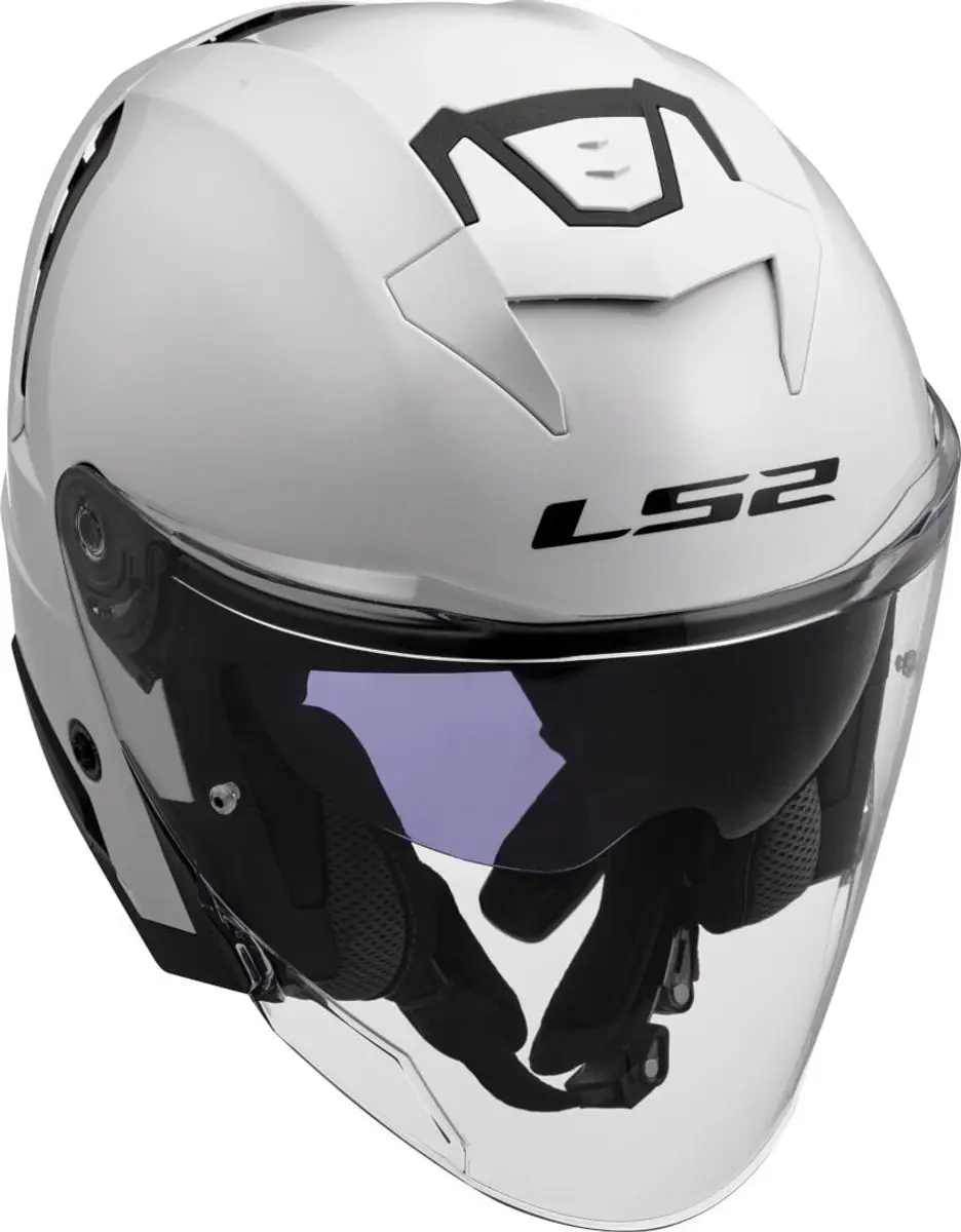 LS2 OF618 Verso II Solid Jethelm - Wit