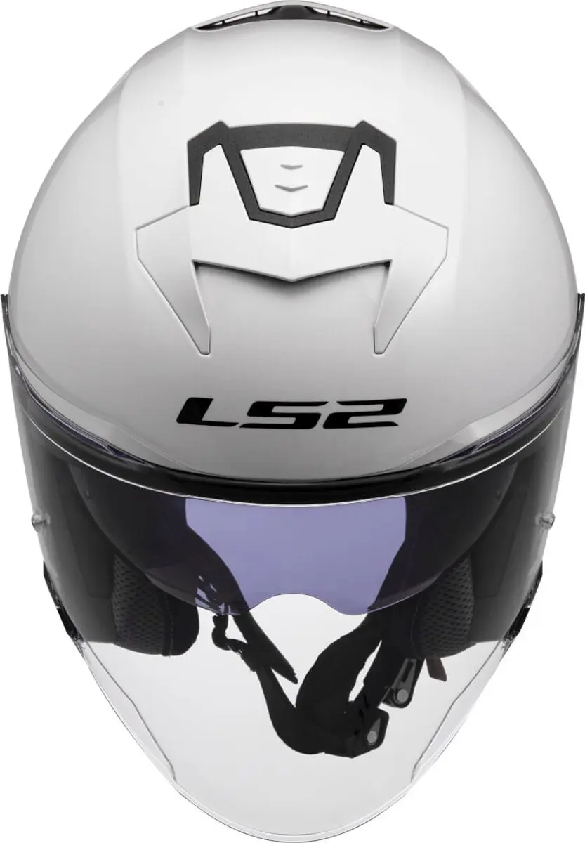 LS2 OF618 Verso II Solid Jethelm - Wit