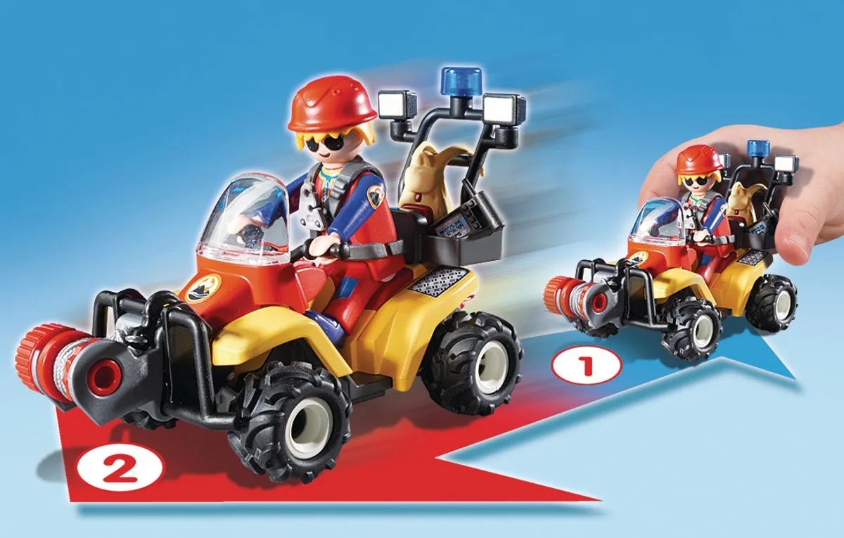 Playmobil Reddingsquad met Draagberrie 9130 - Multicolor