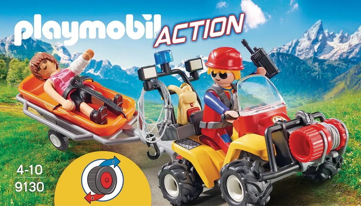 Playmobil Reddingsquad met Draagberrie 9130 - Multicolor