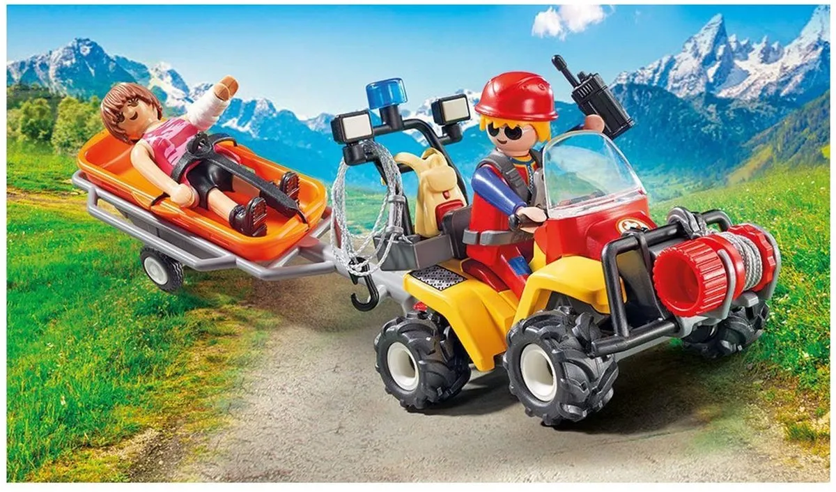 Playmobil Reddingsquad met Draagberrie 9130 - Multicolor